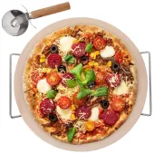 Kamień do pieczenia pizzy forma na pizzę stojak nóż ORION