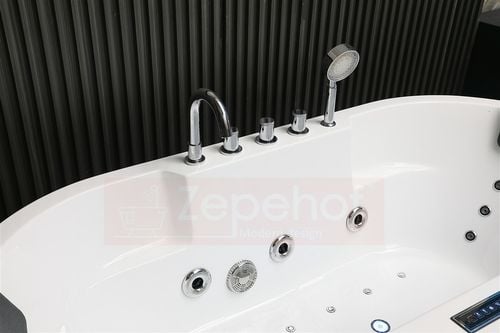 Wirujące dysze Wanna z hydromasażem BZX-675 prostokątna 170cmx850cmx60cm z na Arena.pl