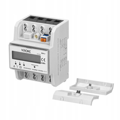Licznik Energii 3 Fazowy Podlicznik Prądu Trójfazowy 80A na Arena.pl