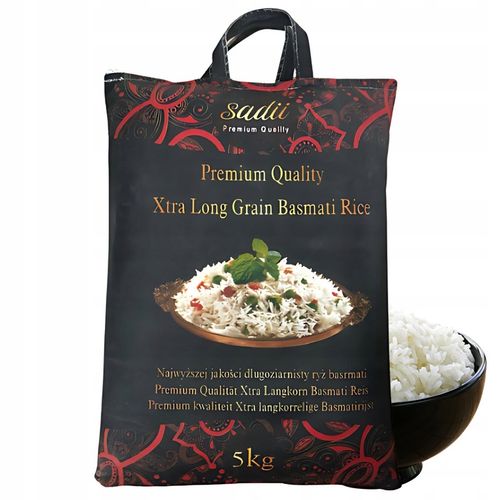 Ryż Basmati Sadii Długoziarnisty Aromatyczny 5kg EXTRA LONG Indie na Arena.pl