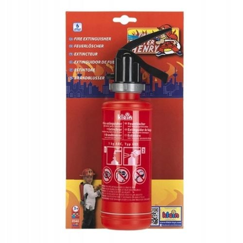 KLEIN ZABAWKOWA GAŚNICA STRAŻACKA Z POMPKĄ NA WODĘ DLA DZIECI +3LAT 500 ml na Arena.pl