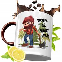 Kubek Bordowy Dla Drwala Na Urodziny Prezent Z Nadrukiem Ze Zdjęciem