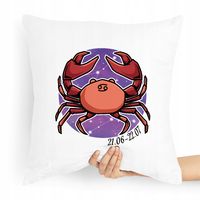 Poduszka Prezent Znaki Zodiaku Zodiakara Rak Z Nadrukiem Ze Zdjęciem