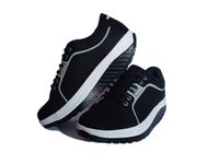 Trampki z kołyskową podeszwą Fit Walk balansujące na fitness 42 czarne