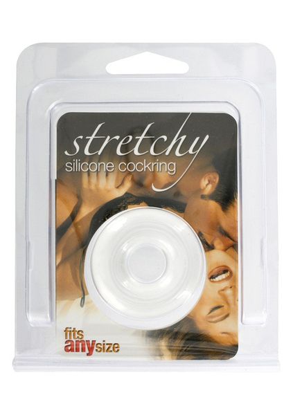 Gruby Żelowy Ring Erekcyjny - Stretchy Cockring zdjęcie 1