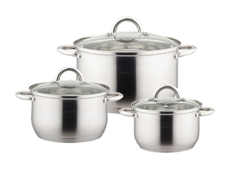 Garnki KINGHOFF Silver 6-ele [KH-4446] na Arena.pl