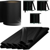 KLIPSY MONTAŻOWE ZACZEPY DO TAŚMY OGRODZENIOWEJ UCHWYTY 19CM CZARNE 12SZT