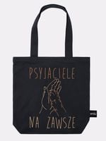 PSYJACIELE NA ZAWSZE torba czarna 0173