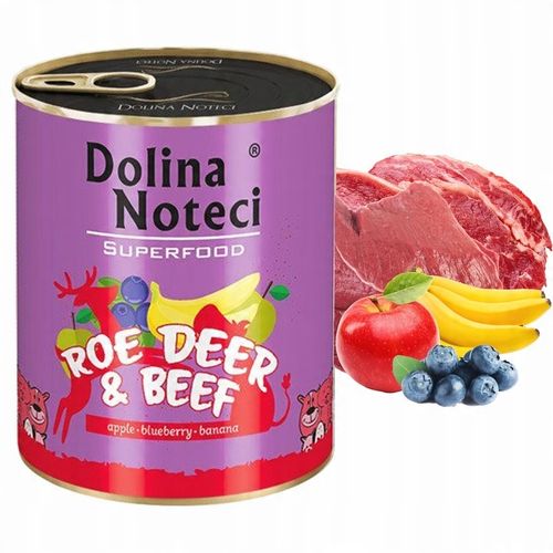 DOLINA NOTECI SUPERFOOD Karma mokra dla psa MIX 12 x 400g bezzbożowa na Arena.pl