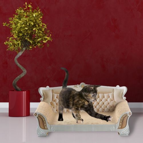 Drapak Tekturowy Dla Kota SOFA Legowisko Karton Kanapa Leżak 52cm na Arena.pl