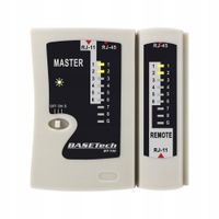 Tester kabli sieciowych LAN przewodów RJ45 i RJ-11 Badanie pojedynczych żył