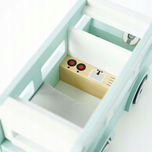 LE TOY VAN DREWNIANY WAKACYJNY KAMPER Z DESKĄ SURFINGOWĄ CAMPERVAN VINTAGE na Arena.pl