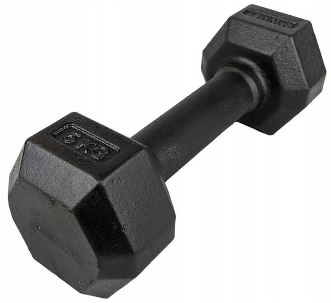 Hantla żeliwna hexagonalna HEX 5 kg zdjęcie 1