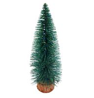 MINI CHOINKA SZTUCZNA NA PNIU dekoracja świąteczna 25cm ZIELONA