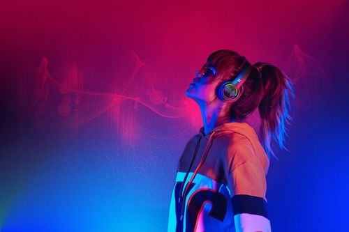 Słuchawki Bezprzewodowe Nauszne Mikrofon LED MP3 Bluetooth 5.3 na Arena.pl