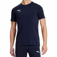 Męska granatowa koszulka t-shirt PUMA bawełniana sportowa na codzień r. L