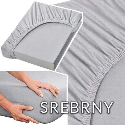 Prześcieradło 100% Bawełna CZESANA 200x200 + 30cm z GUMKĄ na wysoki na Arena.pl