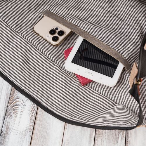 pojemna torebka damska na ramię z nadrukiem paolo peruzzi e-13-mc na Arena.pl