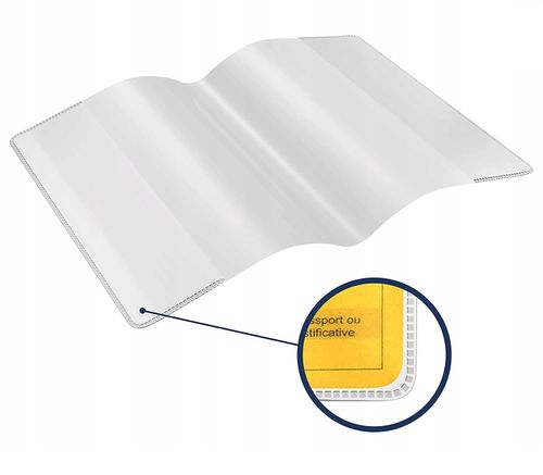 Okładka Ochronna na Świadectwa Szczepień 93x130 mm Przezroczysta 4 Sztuki na Arena.pl