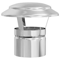 Pokrowiec na komin przeciwdeszczowy Srebrny 20 x 20 x 18 cm