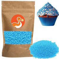POSYPKA MACZKI CUKROWE NIEBIESKIE DEKORACJA NA TORT URODZINOWY 50G