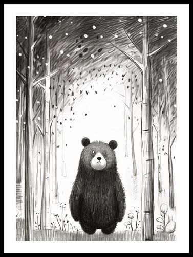 Plakat 39,5x55cm Ciekawski Miś na Arena.pl