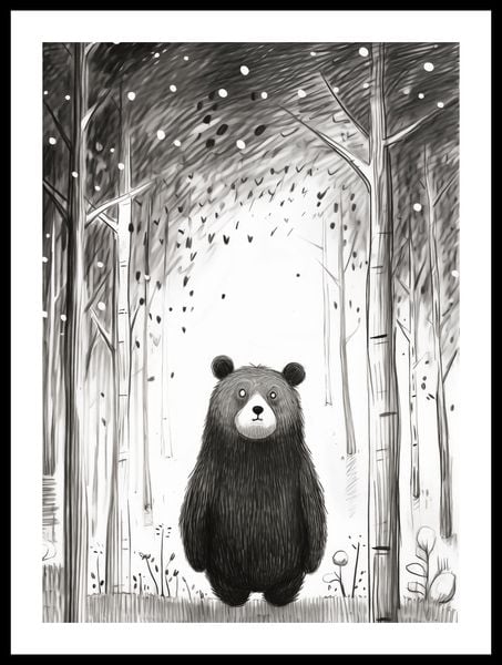 Plakat 39,5x55cm Ciekawski Miś zdjęcie 3