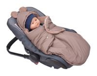 ŚPIWOREK OTULACZ FOTELIK WÓZEK MYSZKA ORTALION CZEKOLADA MINKY KARMEL