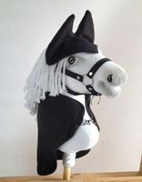 zestaw dla hobby horse a3: derka + nauszniki - czarny