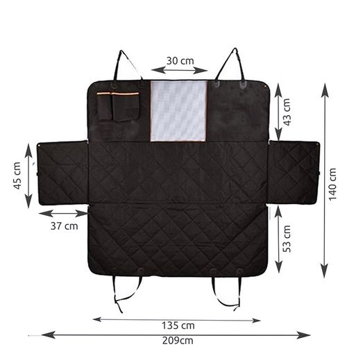 Pokrowiec Mata dla Psa do Samochodu z Kieszonkami na Arena.pl