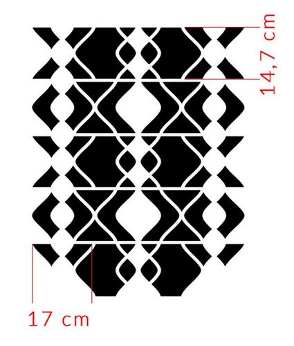 Szablon na ścianę Beads na Arena.pl