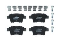 KLOCKI HAMULCOWY TYŁ CITROËN C4 GRAND PICASSO I 2008 2009 2010 2011 2012