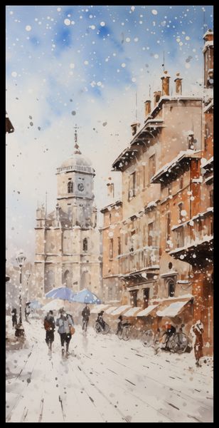 Plakat 50x100cm Urok Starych Miast zdjęcie 2