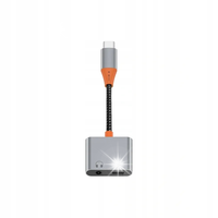 ADAPTER AUDIO TYP C DO TYP C + 3.5MM WIWU LT10