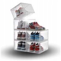 6x PUDEŁKO POJEMNIK ORGANIZER NA BUTY PREMIUM na zabawki akcesoria do biura