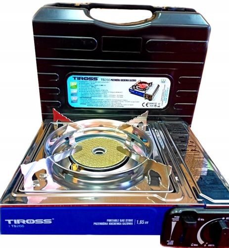 Kuchenka turystyczna gazowa Tiross TS-266 + 4 gazy na Arena.pl