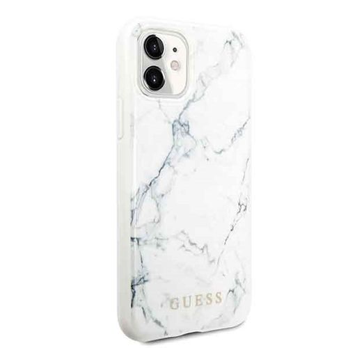 Guess Marble - Etui iPhone 11 (biały) na Arena.pl