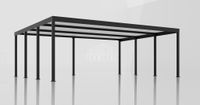 CarPort PREMIUM - wiata samochodowa 7x5 - antracyt TS1109