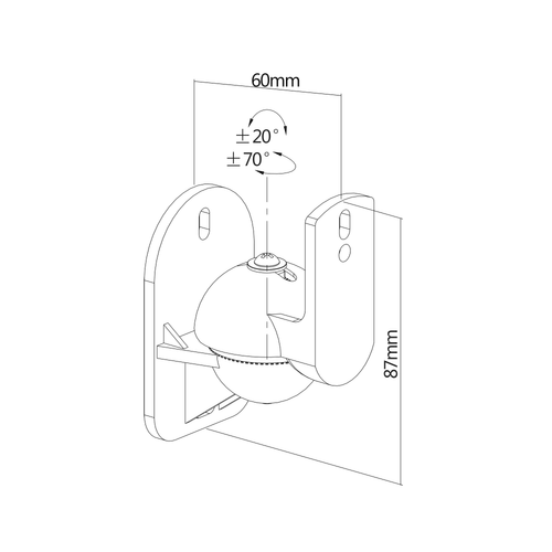 Uchwyt głośnikowy Cabletech na Arena.pl