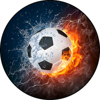 Opłatek na tort Urodziny Piłka Nożna Bramka Gol Klub Boisko Stadion