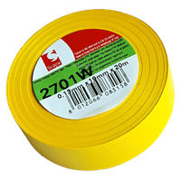 TAŚMA IZOLACJA PCV 2701W 19mm/20m ŻÓŁTA, KLEJ AKRYLOWY, SCAPA