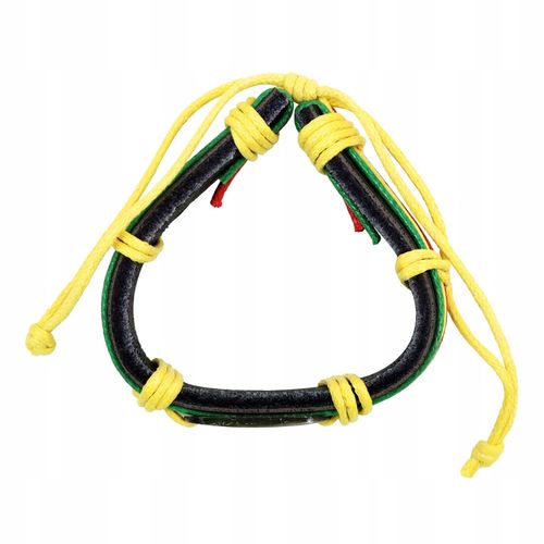 Bransoletka Maryśka Trawka Skóra Rzemień Rasta Man Blant Bob Marley Reggae na Arena.pl