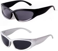 Okulary sportowe przeciwsłoneczne ADEWU Y2K UV400 unisex 2 szt.