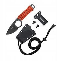 Nóż na szyję kieszonkowy NECK stal etui EDC CRKT NC/2415 Tailbone sznurek