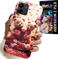 ETUI DO XIAOMI REDMI 13C 4G - MISIE, LOVE YOU, SERCA WIELE WZORÓW CASE