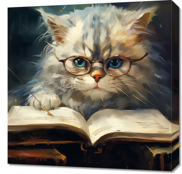 Obraz 60x60cm Ucz Się Ucz zdjęcie 1