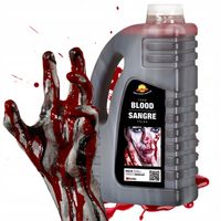 SZTUCZNA KREW realistyczna w płynie do charakteryzacji 1L HALLOWEEN duża