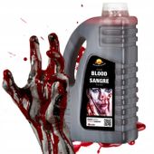SZTUCZNA KREW realistyczna w płynie do charakteryzacji 1L HALLOWEEN duża