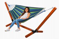 ZESTAW STELAŻ IMPREGNOWANY 300kg + HAMAK 220x150cm PRODUCENT