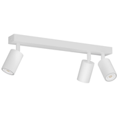 Lampa Sufitowa LED 3 Reflektor GU10 Biała Listwa Nowoczesna 39cm 50W